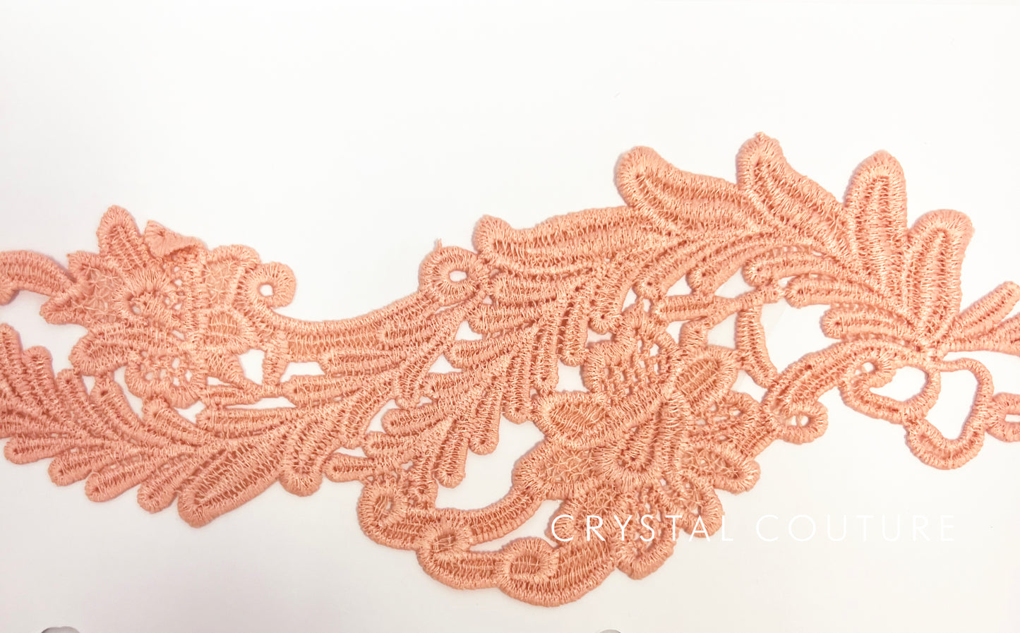 Light Pink Embroidered Ornate Applique