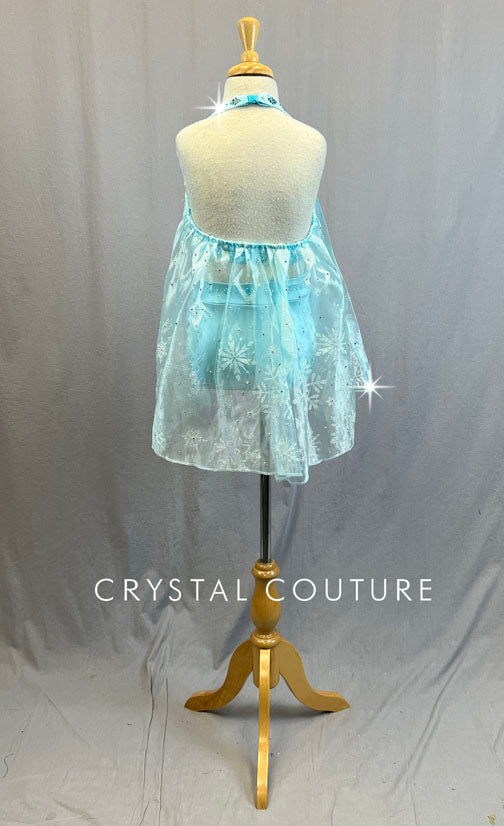 Custom Queen Elsa Two Piece - Rhinestones