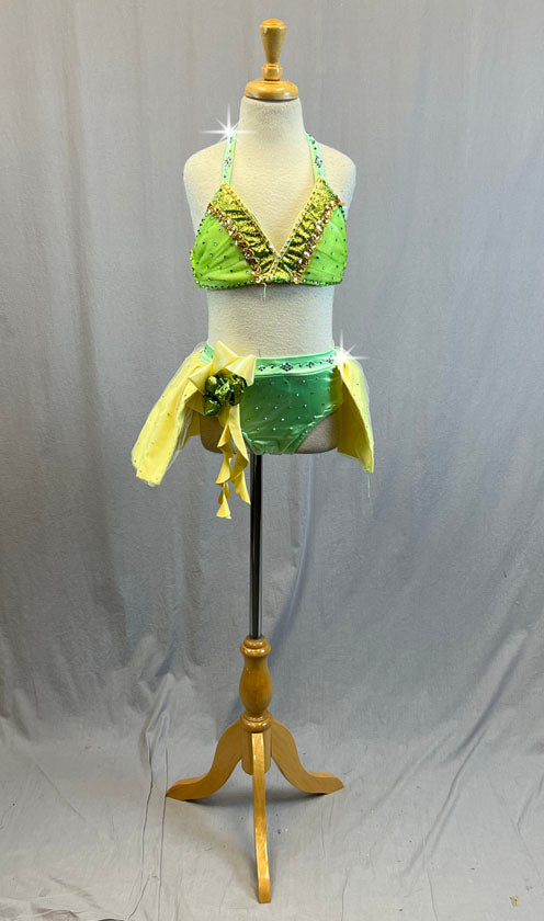 Custom Princess Tiana Two Piece - Rhinestones