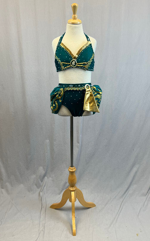 Custom Princess Merida Two Piece - Rhinestones