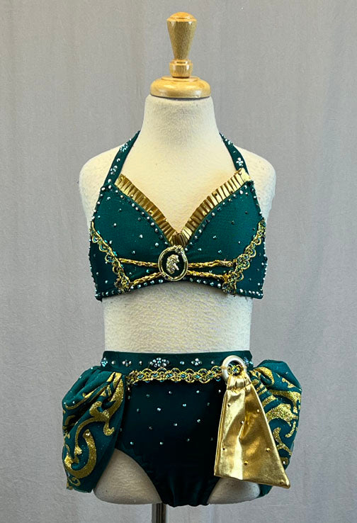 Custom Princess Merida Two Piece - Rhinestones