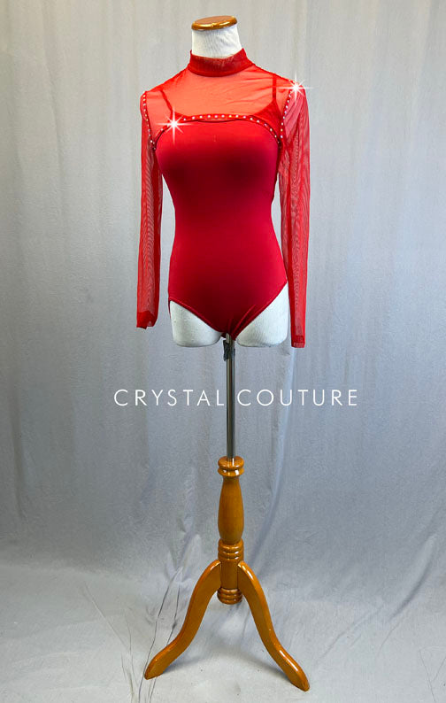 Red Mesh Shrug