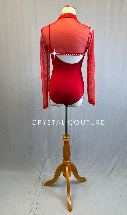 Red Mesh Shrug