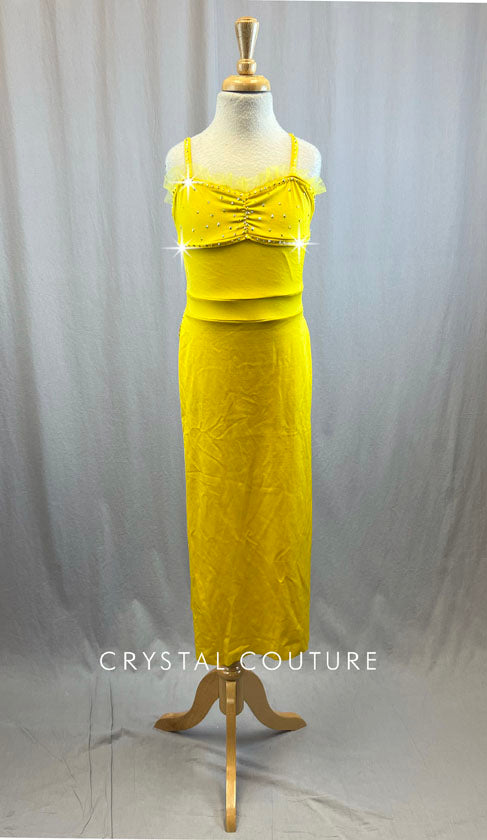 Bright Yellow Dress With Built In Leotard Bright Yellow Dress With Built In Leotard