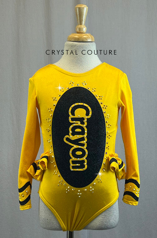 Custom Golden Crayon Leotard