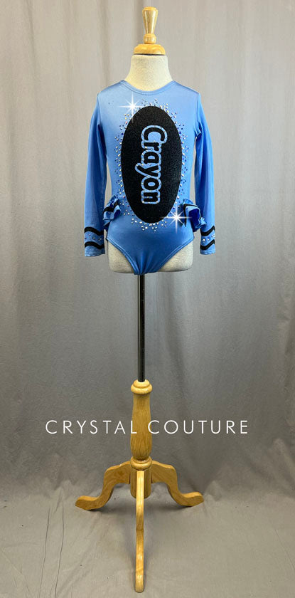 Custom Periwinkle Crayon Leotard