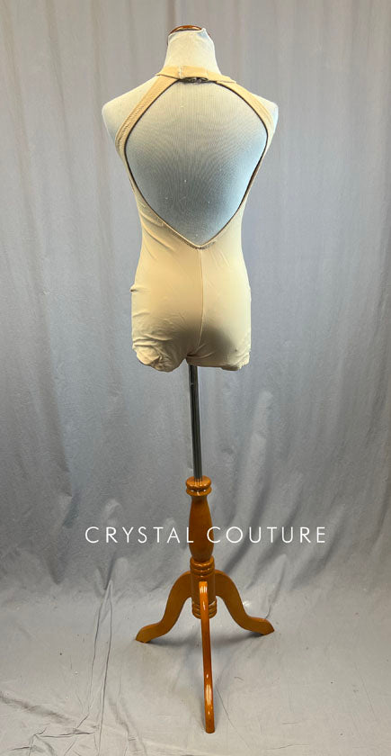Custom Nude High Neck Leotard