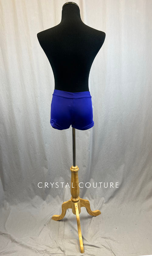 Purple Mid Rise Short