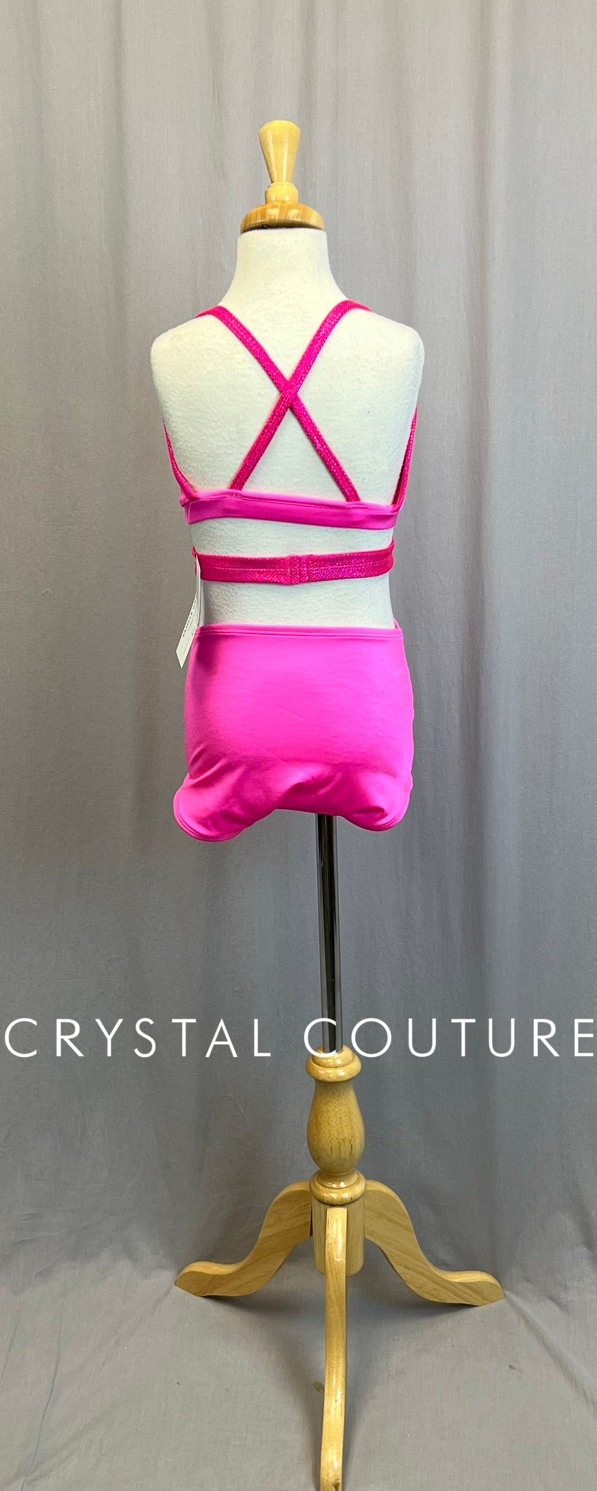 *Brand New* Hot Pink Cutout Leotard