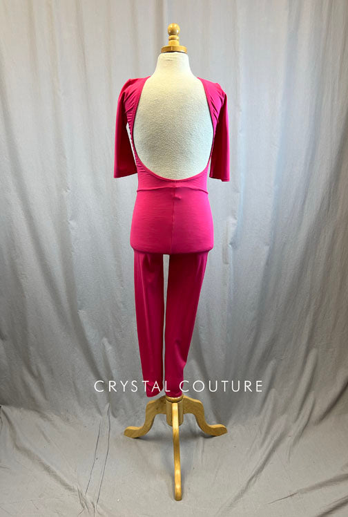 *Brand New* Hot Pink Lycra Unitard