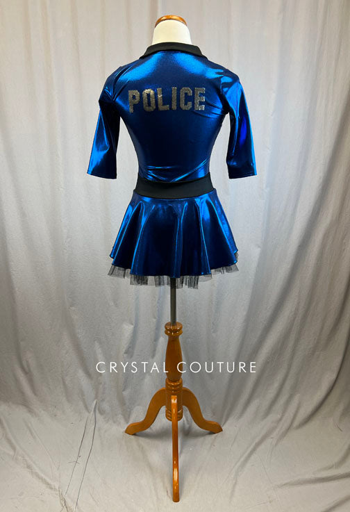 *Brand New* Royal Blue Metallic Olive Inspired Costume
