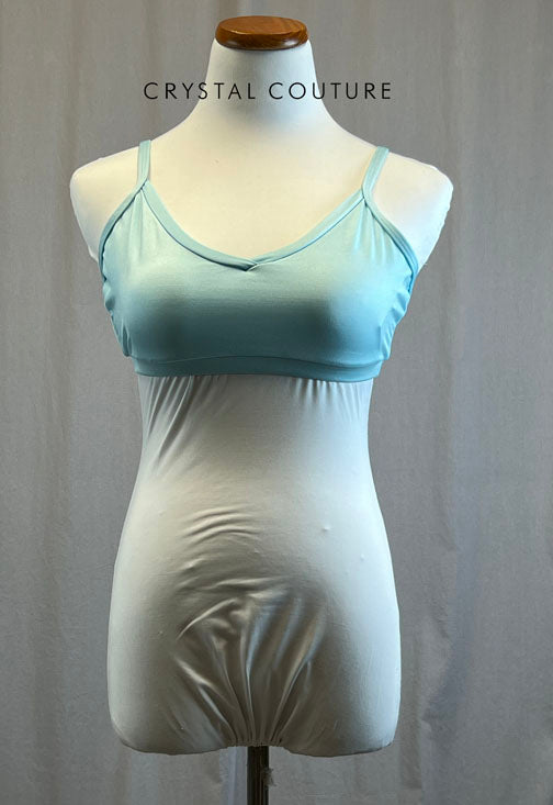 *Brand New* Ice blue V Neck bra top