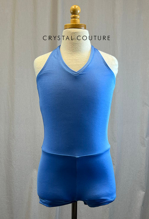 *Brand New* Periwinkle Blue Halter Biketard