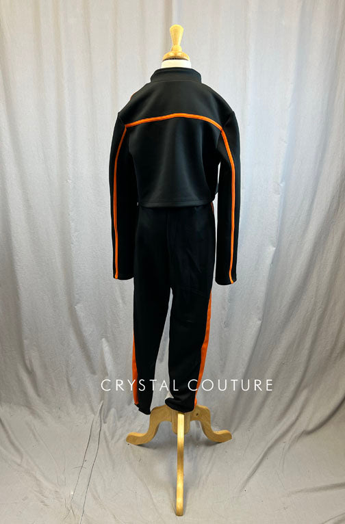 Black, white, neon orange hip hop set