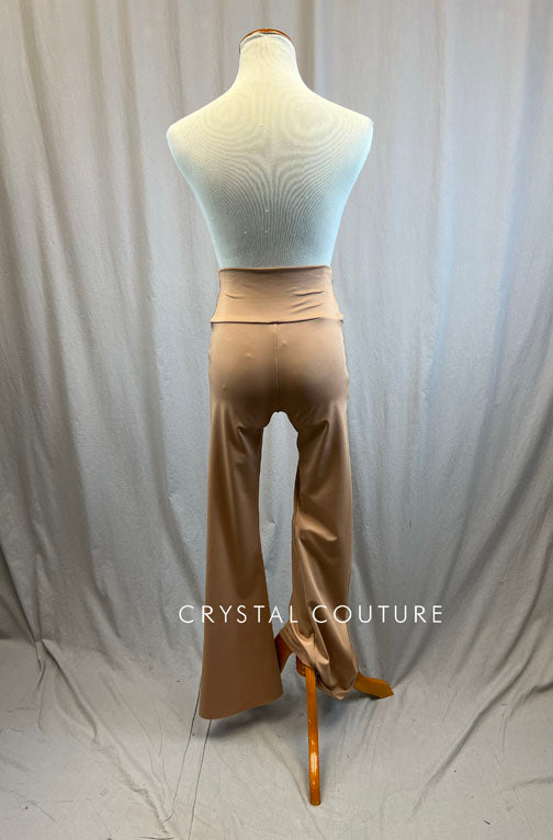 *Brand New* Tan High Waisted Flare Pants