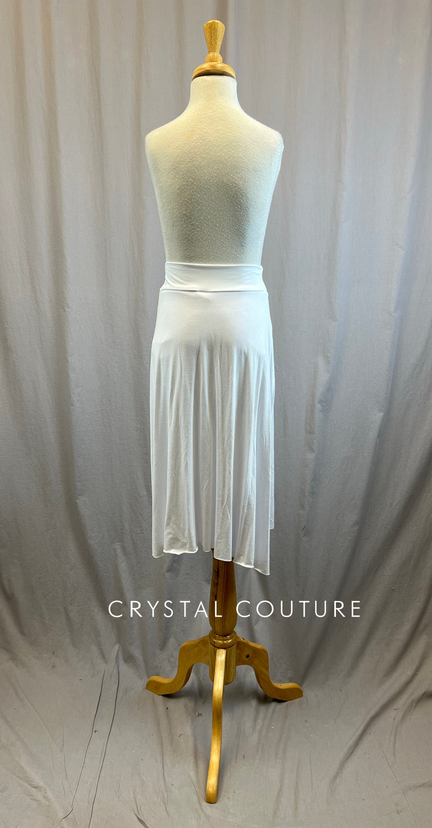 *Brand New* White High Waisted Cotton Skirt