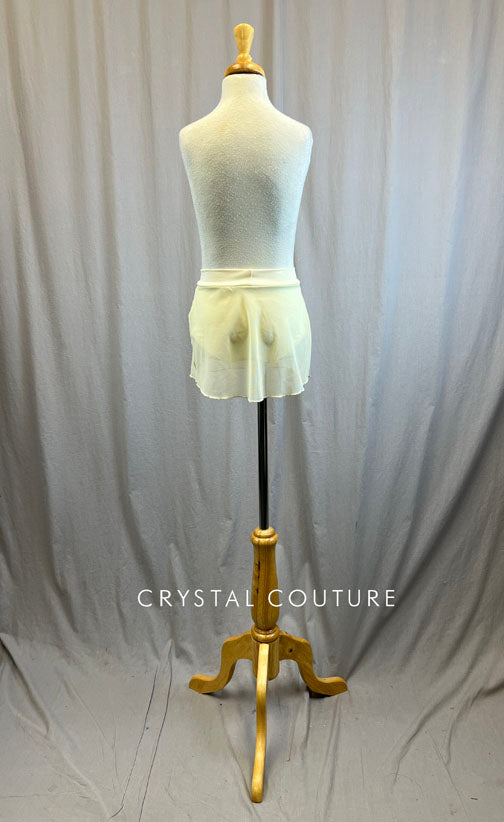 *Brand New* Ivory Mesh Skirt
