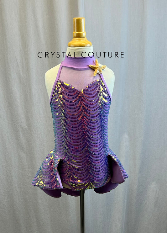 Purple Zsa Zsa Mermaid Leotard Dress -Accessories