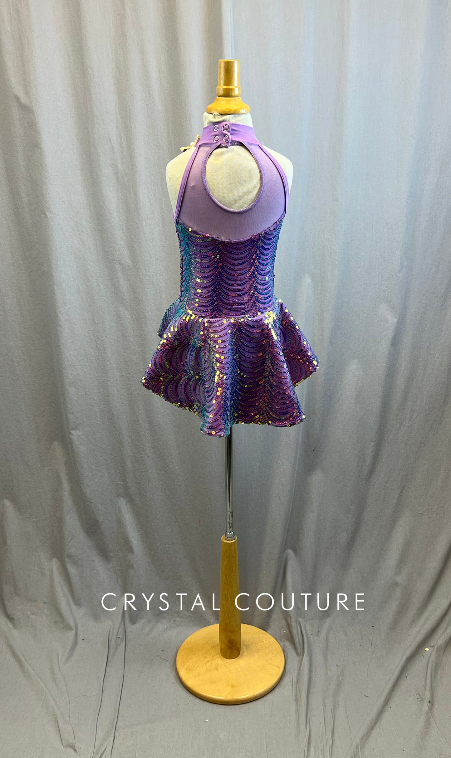 Purple Zsa Zsa Mermaid Leotard Dress -Accessories