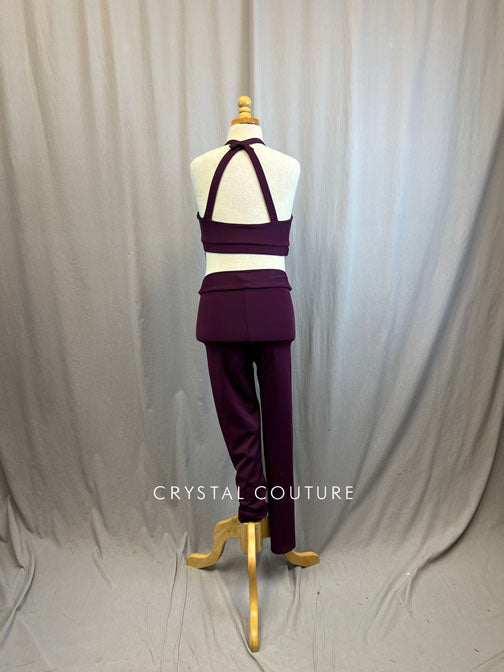 *Brand New* Plum Cut Out Unitard