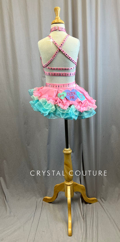 Custom Sweethearts Tutu Skirt Set -Rhinestones, Accessories