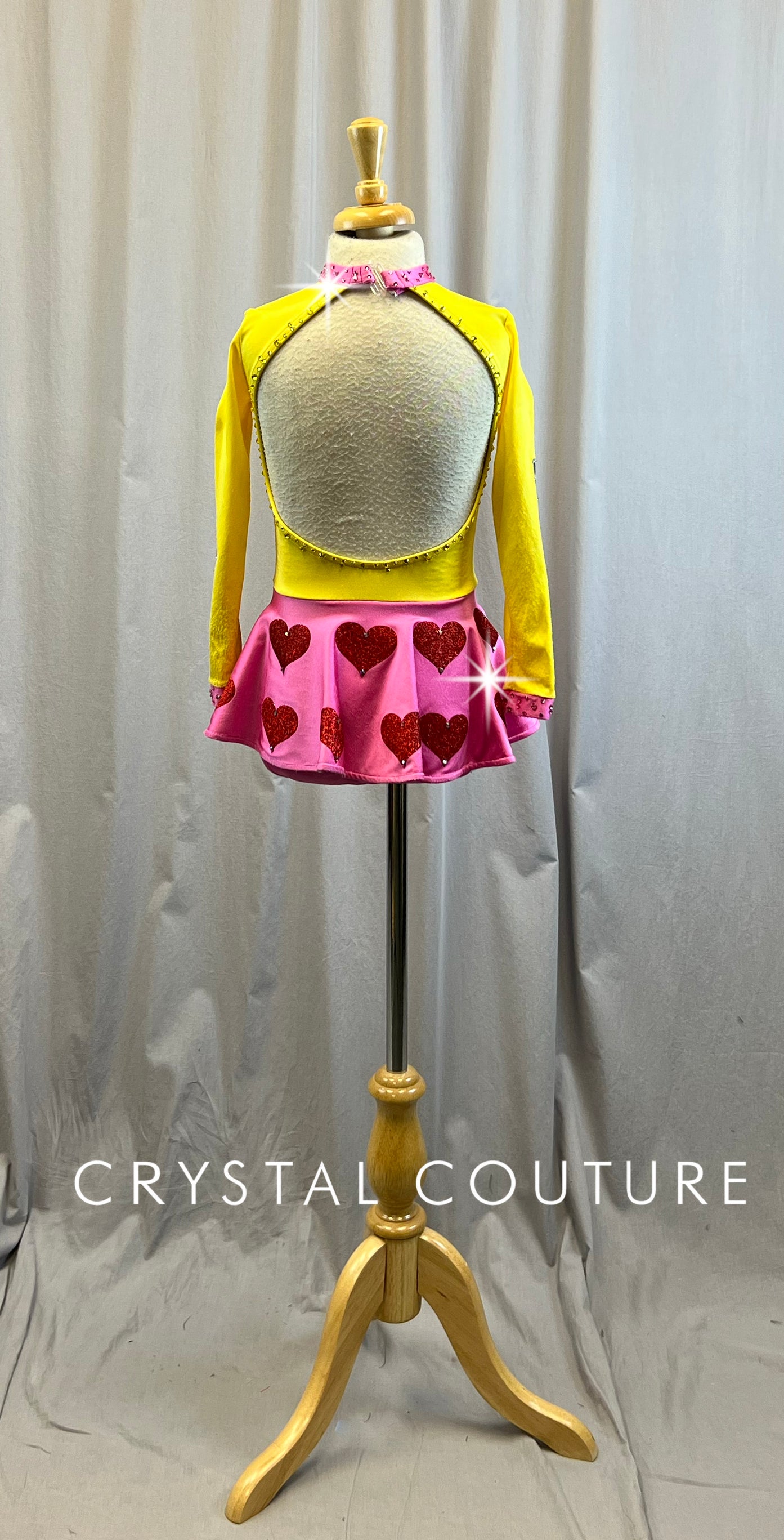 Custom Operation Themed Long Sleeve Dress -Rhinestones, Hairpiece
