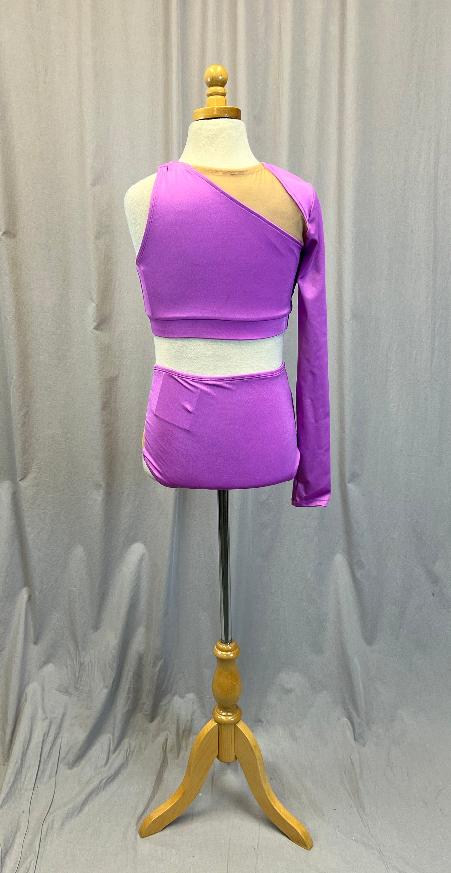 *Brand New* Orchid Single Long Sleeve Crop and Brief Set