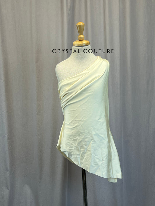 Ivory One Shoulder Dress