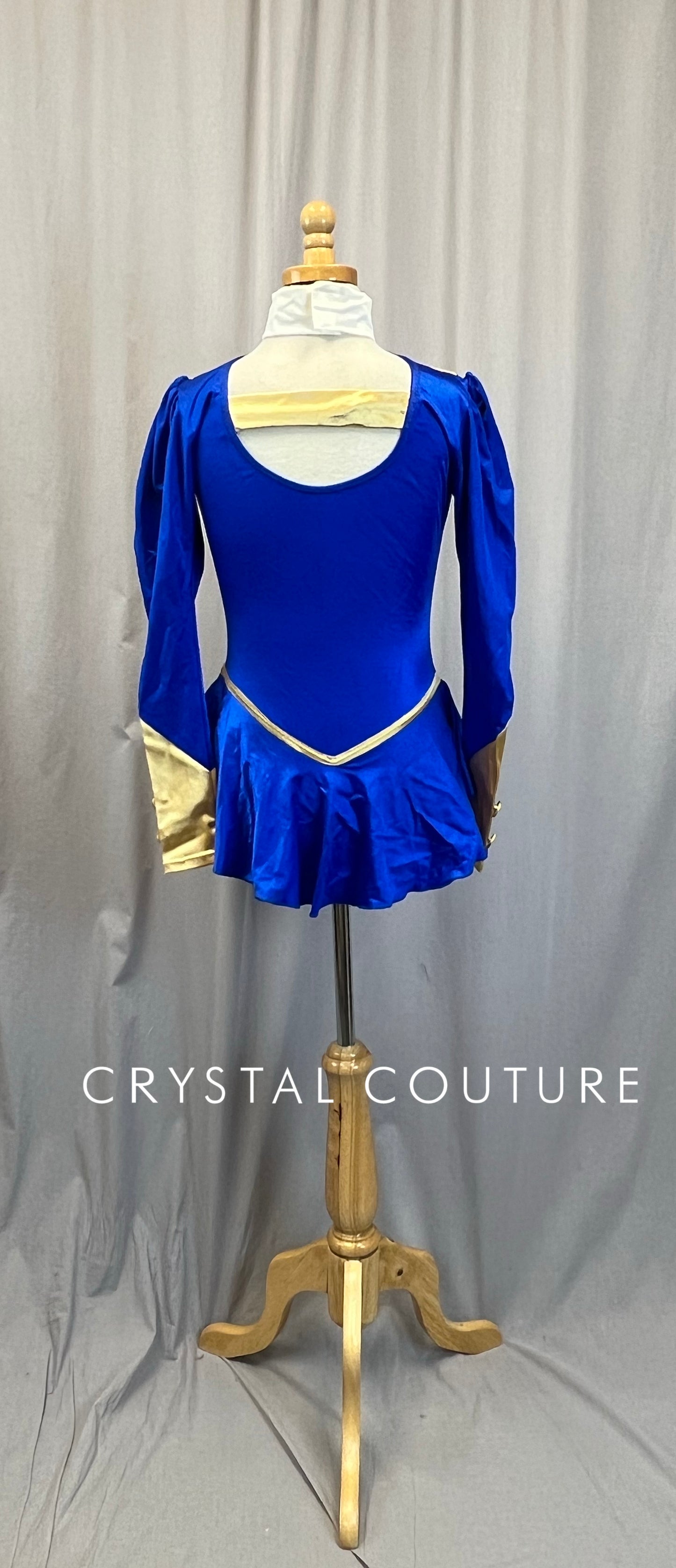 Custom Blue and Gold Marching Band Inspired Leotard