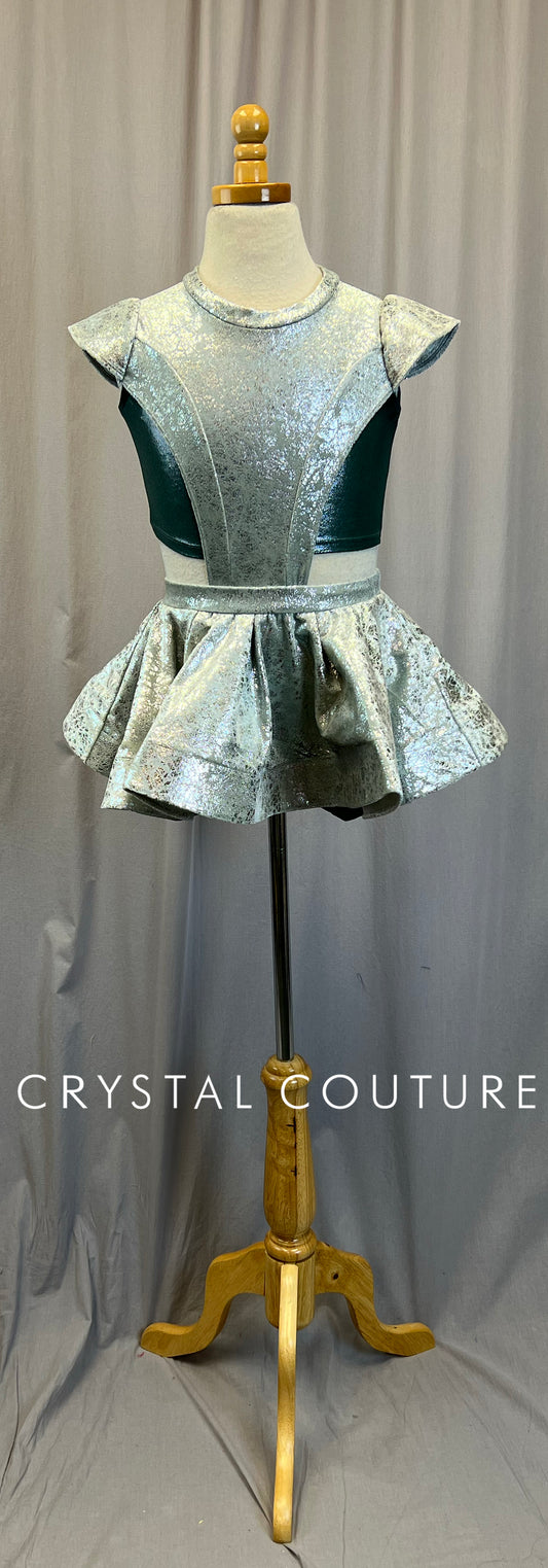 Metallic Silver "Space" Dress -Accessories