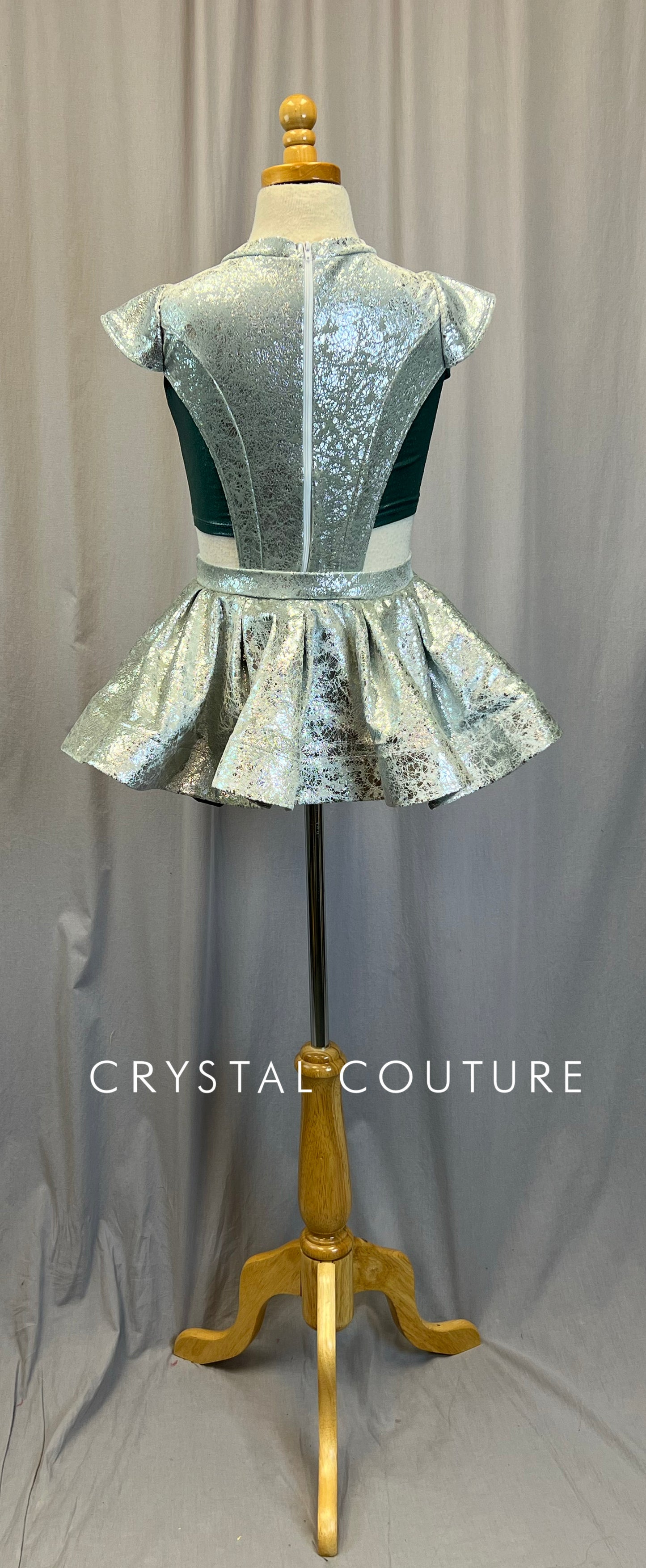 Metallic Silver "Space" Dress -Accessories