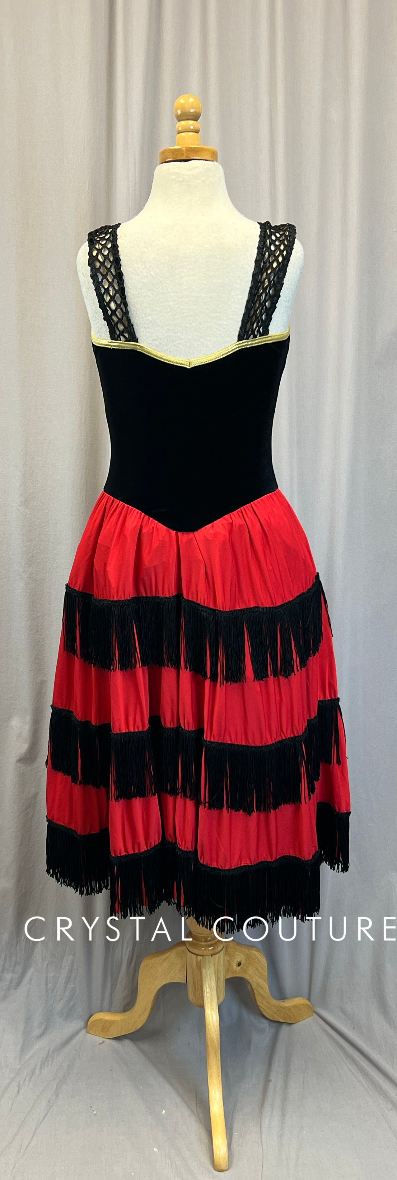 Black and Red Spanish Dress