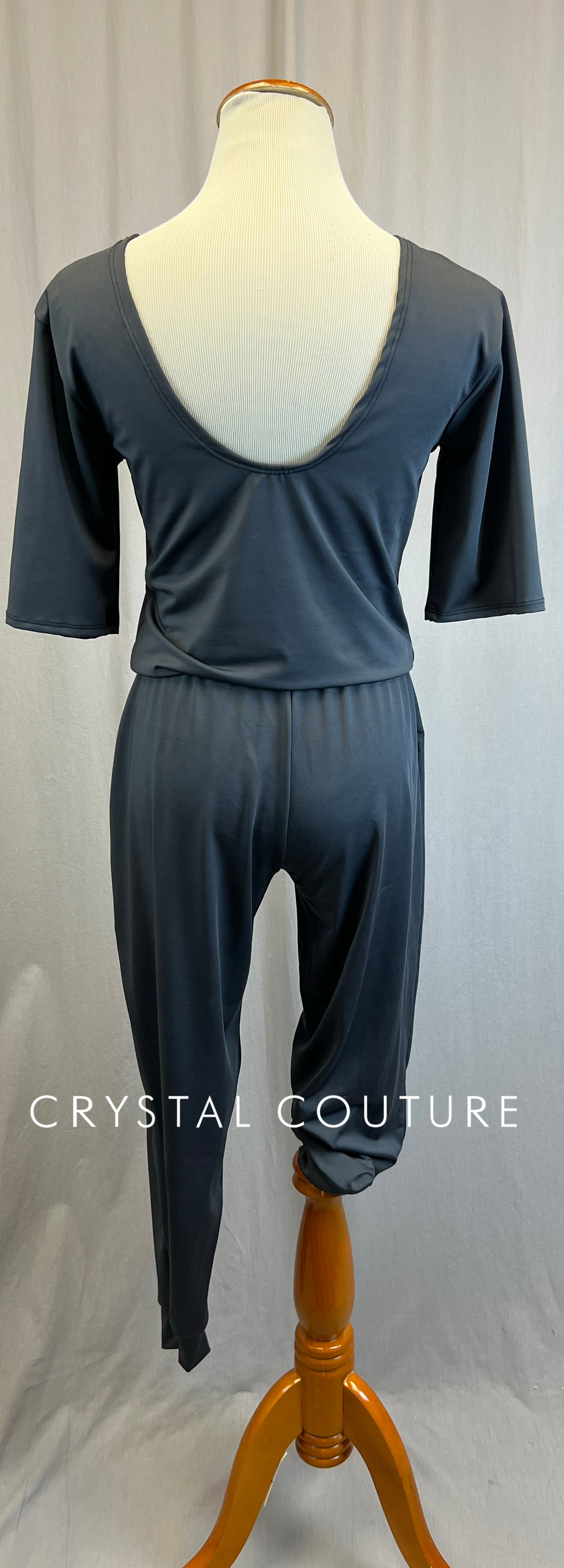 *Brand New* Dark Gray T-Shirt Unitard