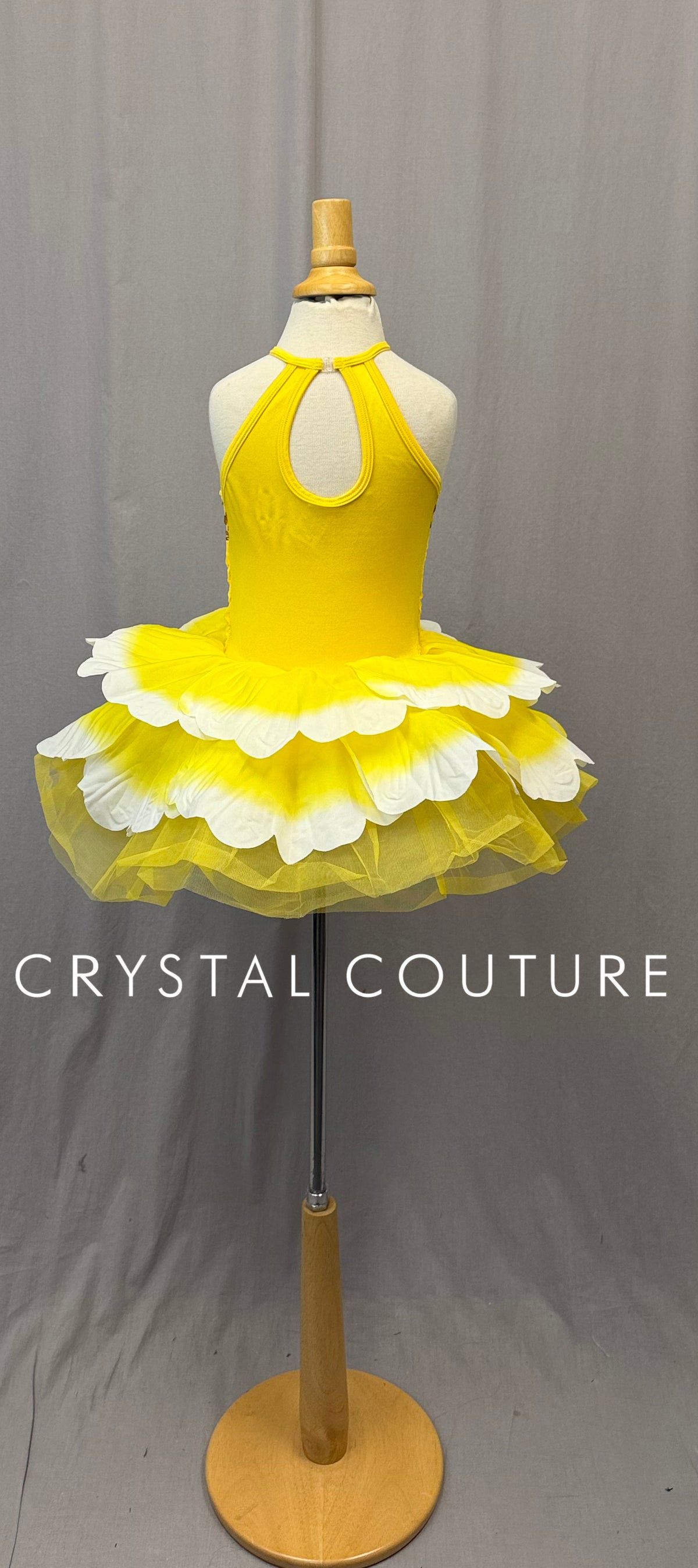 Yellow Tulip Tutu Dress