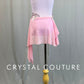 Custom Lilac Leotard with Light Pink Mesh Asymmetrical Skirt - Rhinestones & Appliques