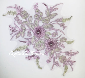 3D Embroidery Flower Appliqué