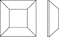 Square Flatback #2400