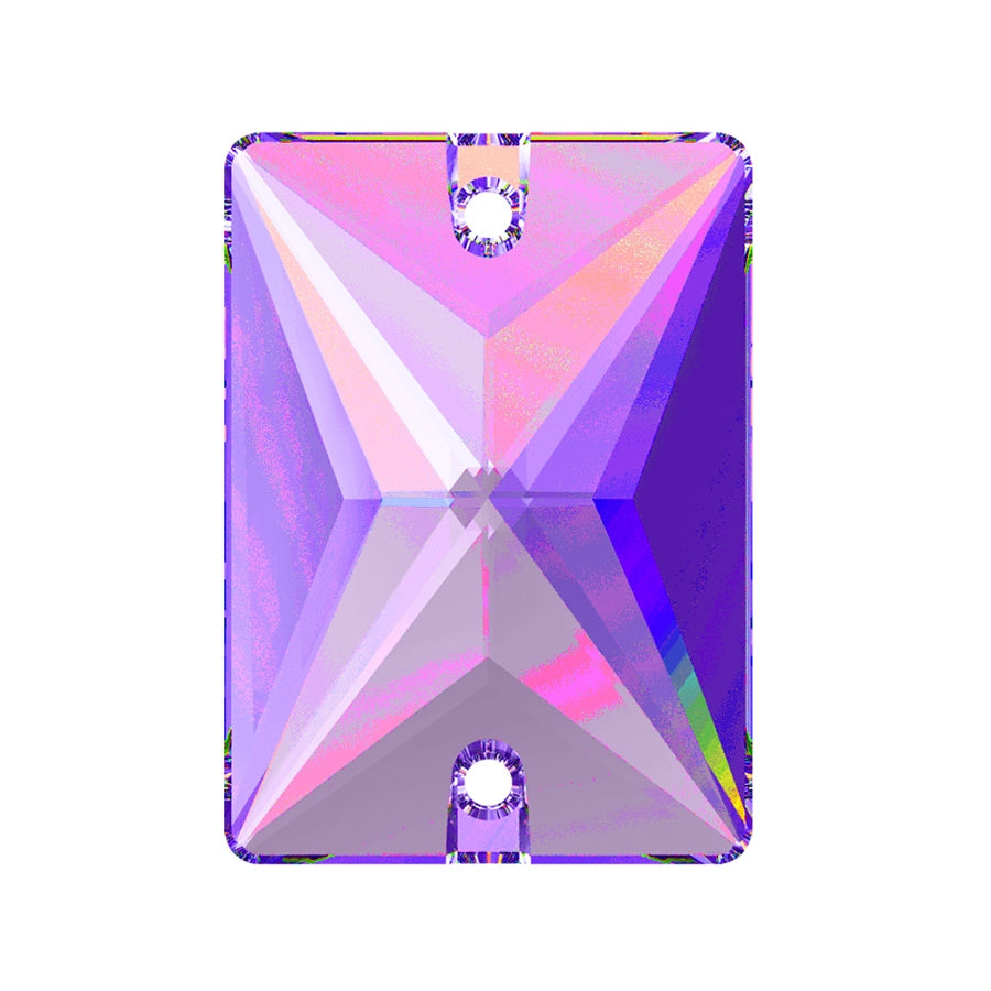Swarovski Rectangle Sew-On Stone #3250 - Vitrail Medium - 18mm x 13mm