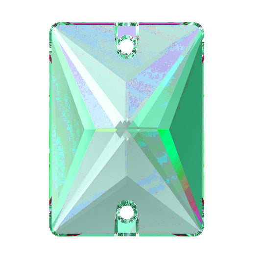 Swarovski Rectangle Sew-On Stone #3250 - Vitrail Medium - 18mm x 13mm