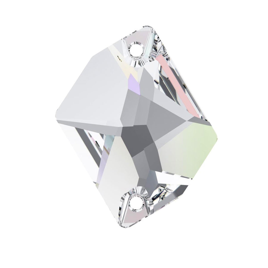 Swarovski Cosmic Sew-On Stone #3265 - Crystal AB - 20mm x 16mm