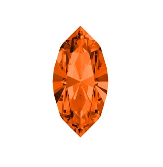 Tangerine - Navette Fancy Stone