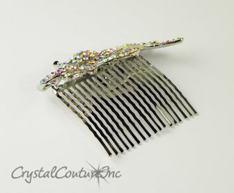 Crystal AB Rhinestone 3 inch Comb