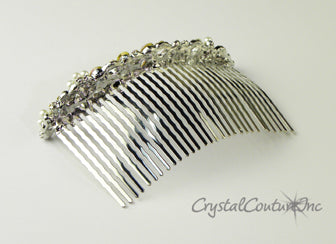 Pearl Rhinestone 3.75 inch Comb