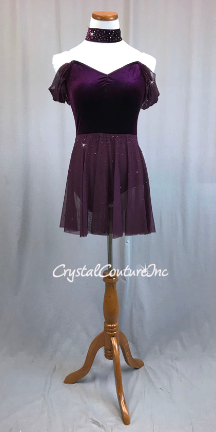 short lyrical dress Move Dance Ceres Short Sleeve Lyrical Dress - Black