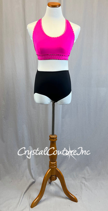 Limited Edition Triangle Bra with Colored Rhinestones