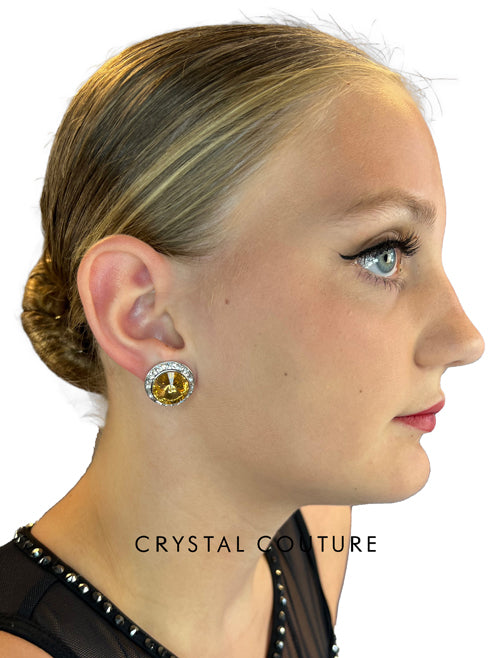 20mm Rondelle Post Earrings made with SWAROVSKI ELEMENTS