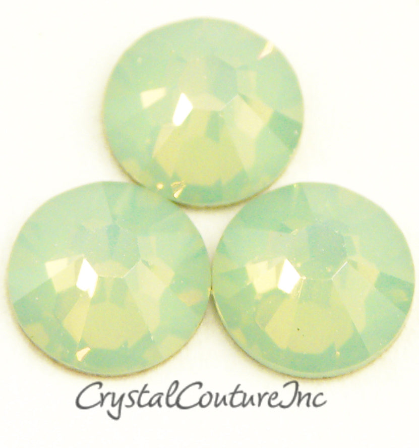 Swarovski 2088 Rhinestone Chrysolite Opal  Tube