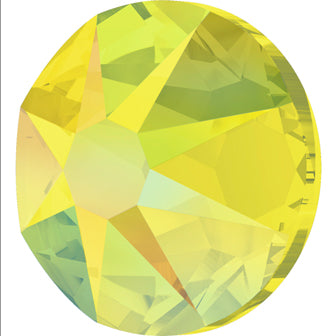 Swarovski 2088 Rhinestone Citrine Tube