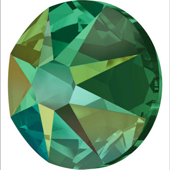 Swarovski 2088 Rhinestone Erinite Shimmer Tube