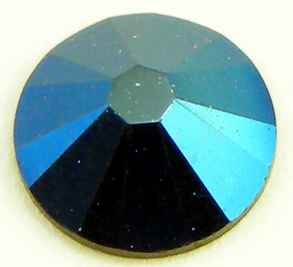 Swarovski 2088 Rhinestone Metallic Blue Tube